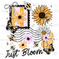 Just Bloom Floral Bee & Butterfly PNG